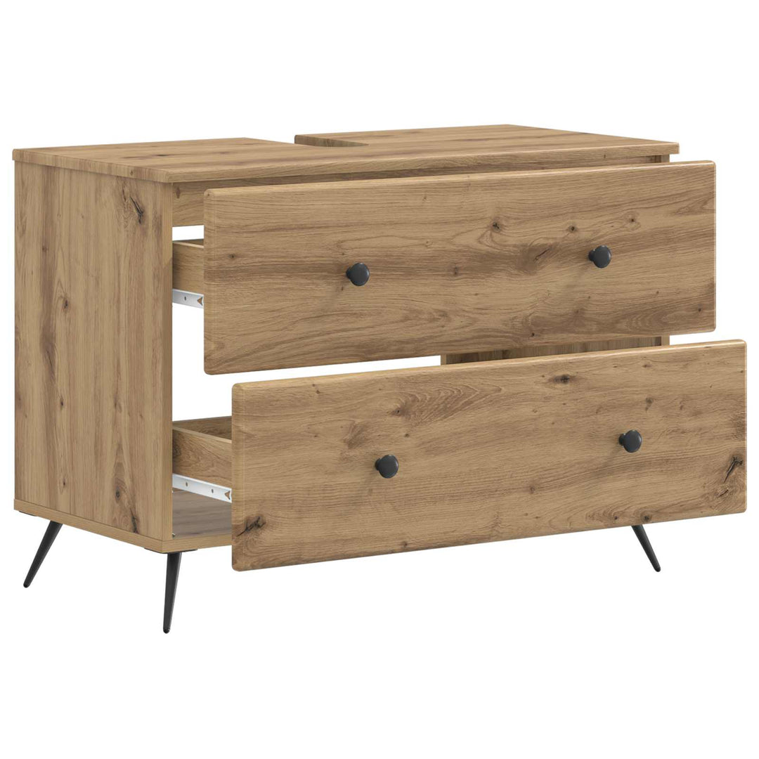 Badeværelsesskabsunder BREDA Artisan-eg 82 x 41 x 59 cm
