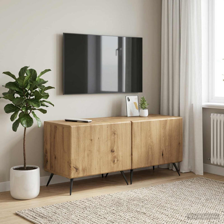 TV-skab Artisan-eg Konstrueret træ