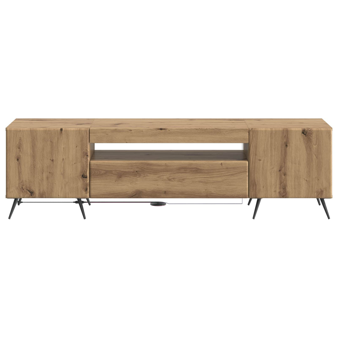 LED TV-skab Artisan-eg Konstrueret træ