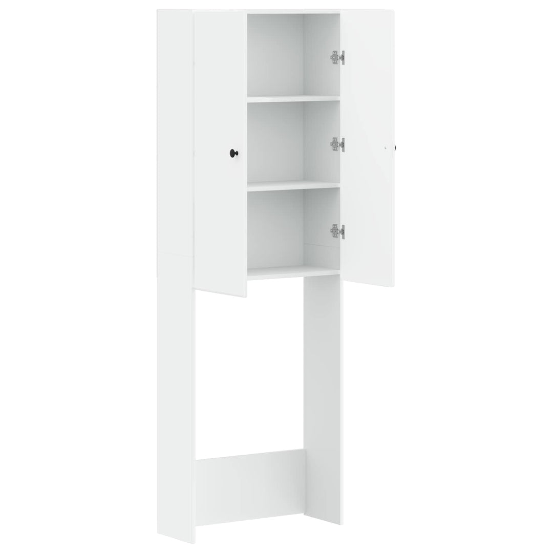 Toilet Skab BREDA Hvid 66 x 25,5 x 190 cm Konstrueret træ