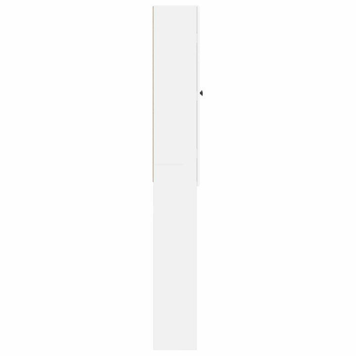 Toilet Skab BREDA Hvid 66 x 25,5 x 190 cm Konstrueret træ
