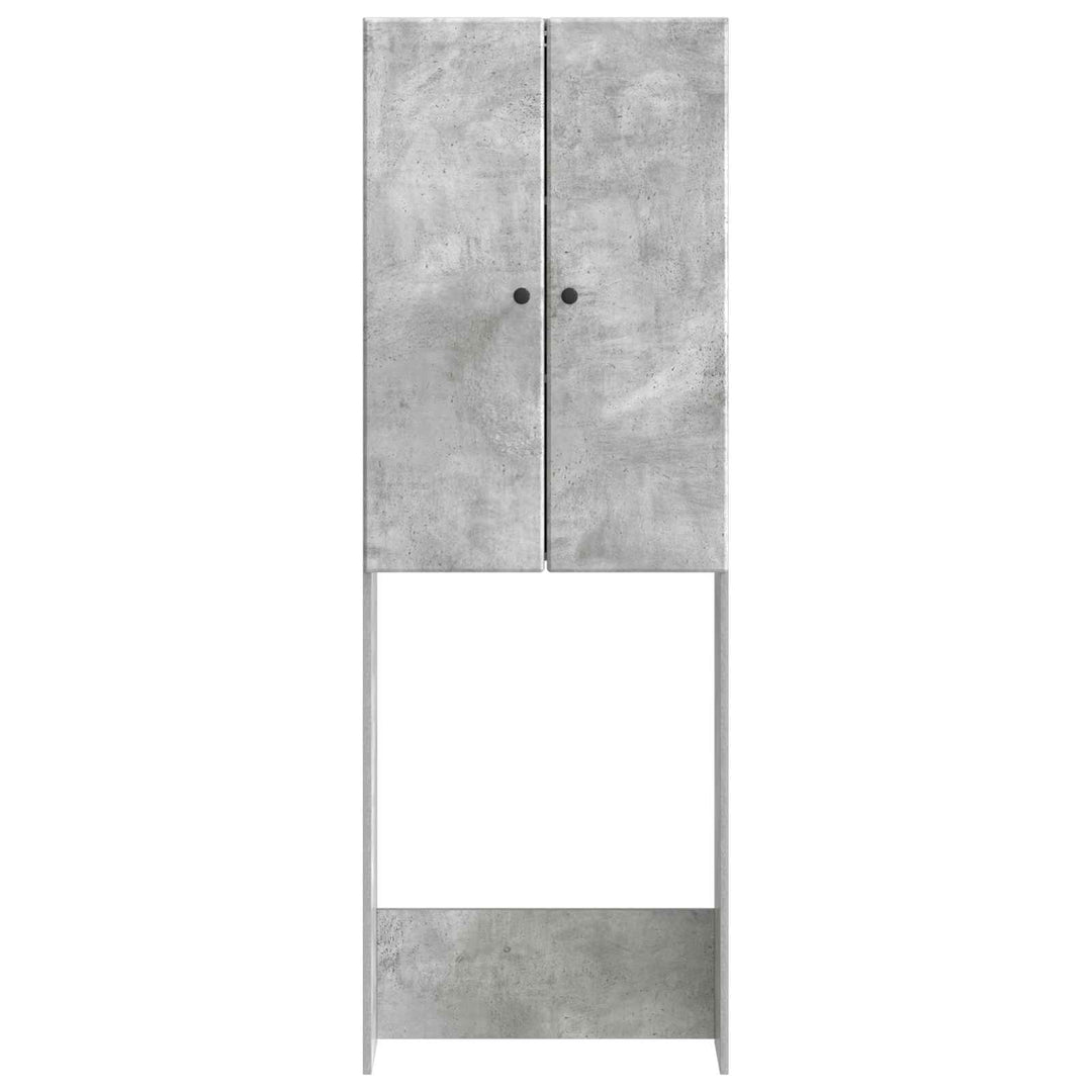 Toilet Skab BREDA Betongrå 66 x 25,5 x 190 cm Konstrueret træ