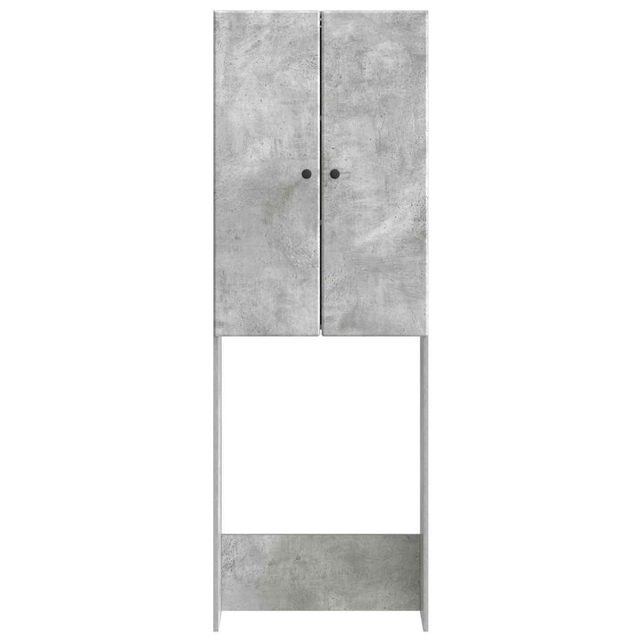 Toilet Skab BREDA Betongrå 66 x 25,5 x 190 cm Konstrueret træ
