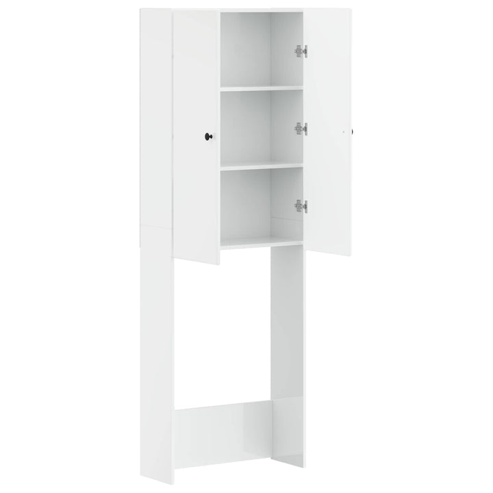 Toilet Skab BREDA Hvid højglans 66 x 25,5 x 190 cm