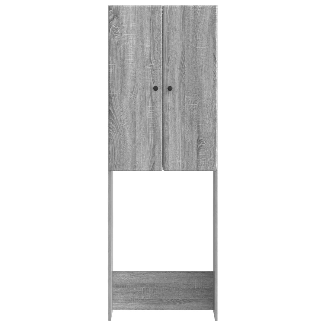 Toilet Skab BREDA Grå Sonoma 66 x 25,5 x 190 cm Konstrueret træ