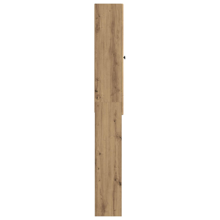 Toilet Skab BREDA Artisan-eg 66 x 25,5 x 190 cm Konstrueret træ