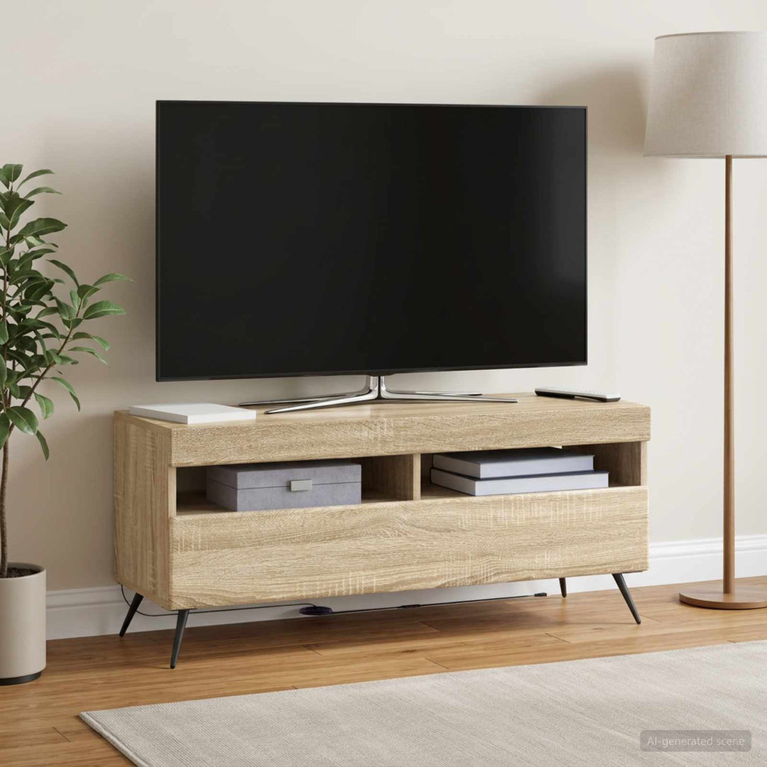 LED TV-skab Sonoma-eg Konstrueret træ