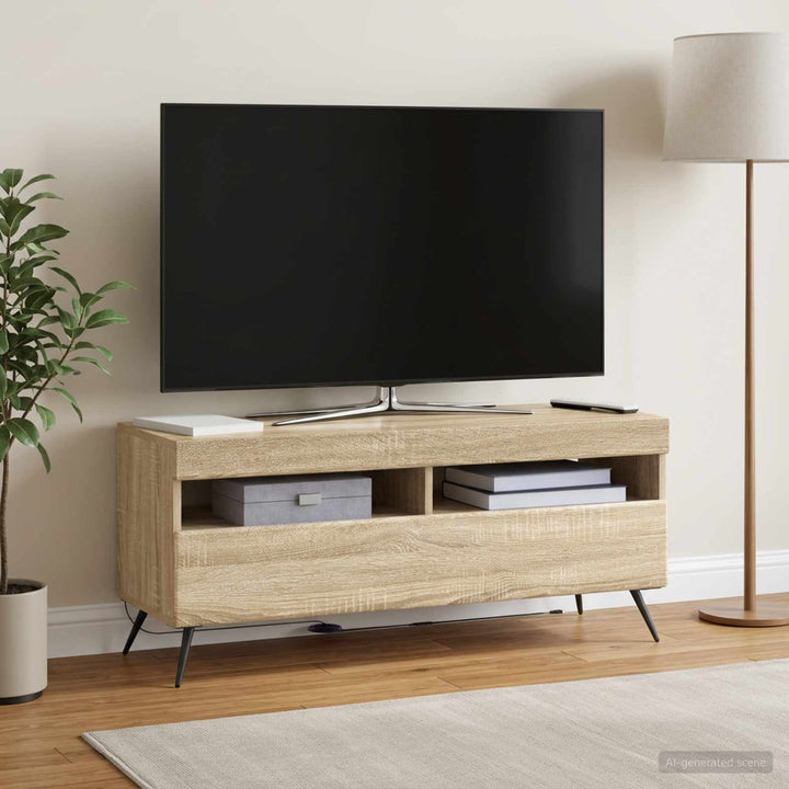 LED TV-skab Sonoma-eg Konstrueret træ