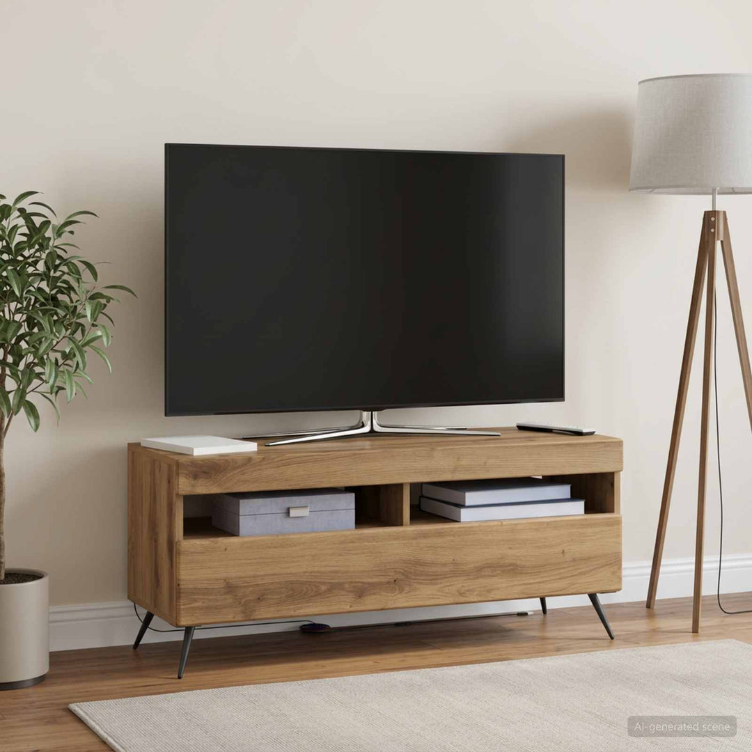 LED TV-skab Artisan-eg Konstrueret træ
