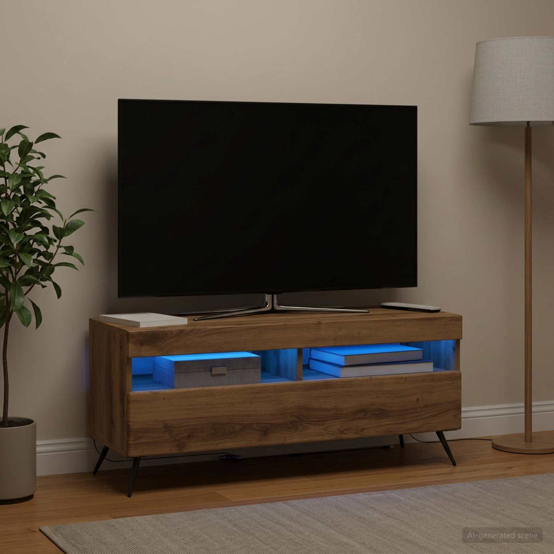 LED TV-skab Artisan-eg Konstrueret træ