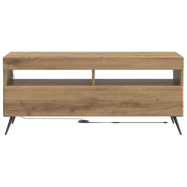LED TV-skab Artisan-eg Konstrueret træ