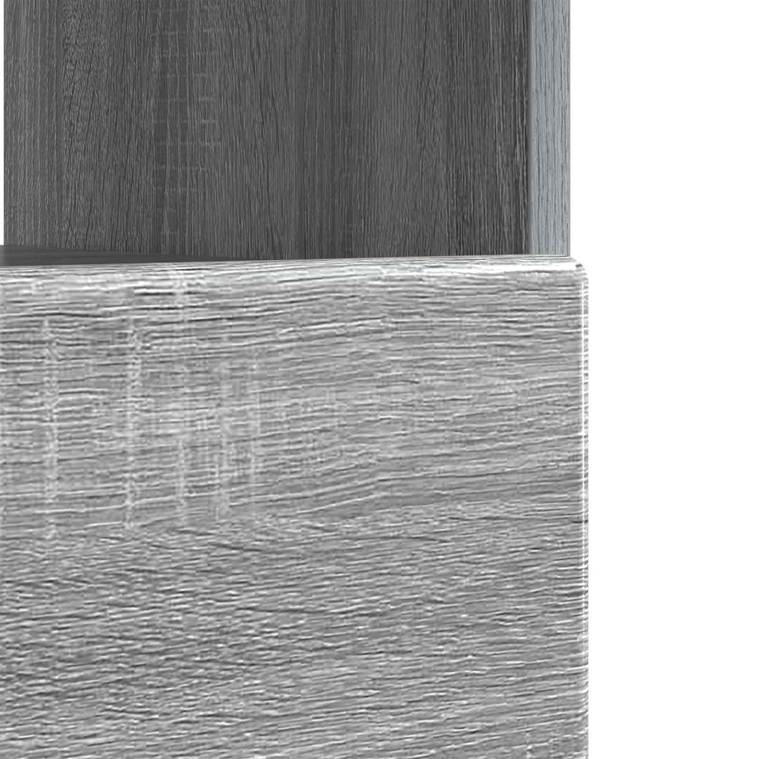 LED TV-skab Grå Sonoma Konstrueret træ