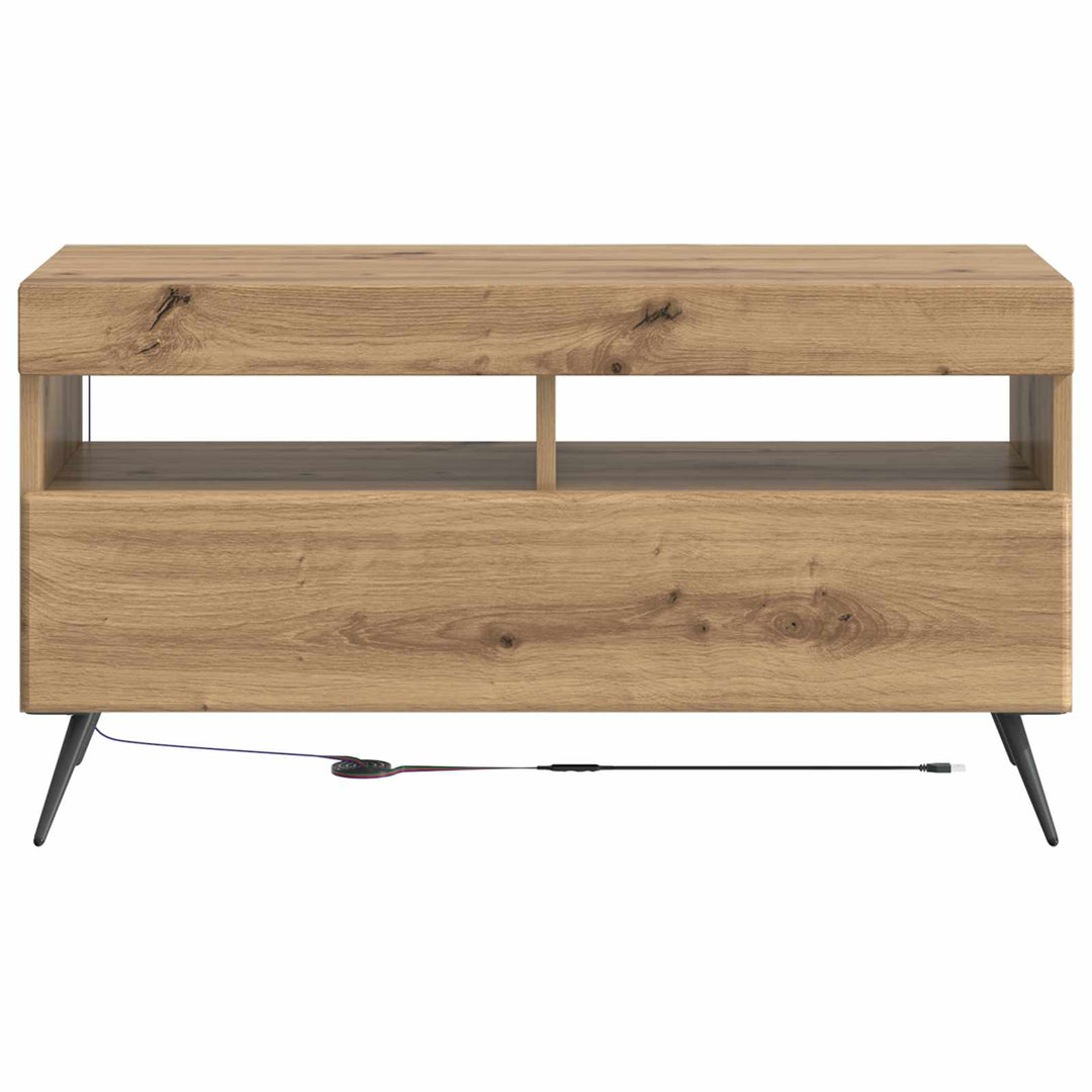 LED TV-skab Artisan-eg Konstrueret træ