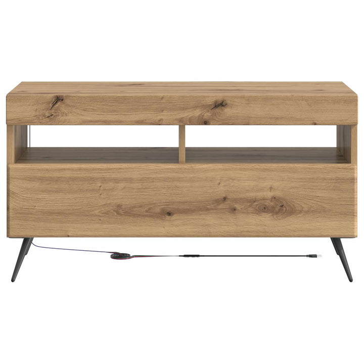 LED TV-skab Artisan-eg Konstrueret træ