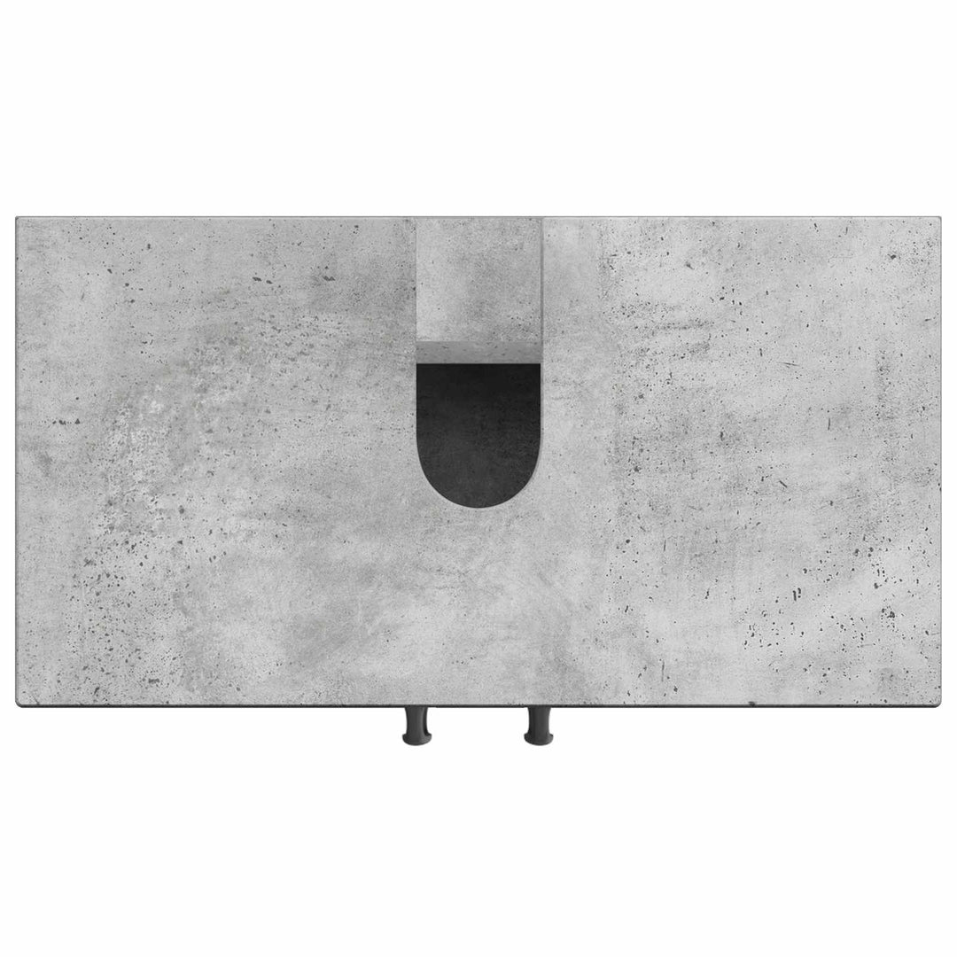 Badeværelsesskabsunder UTRECHT Betongrå 59,5 x 31,5 x 59 cm