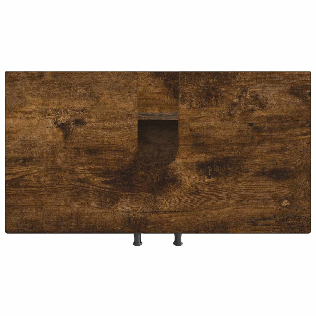 Badeværelsesskabsunder UTRECHT Røget eg 59,5 x 31,5 x 59 cm