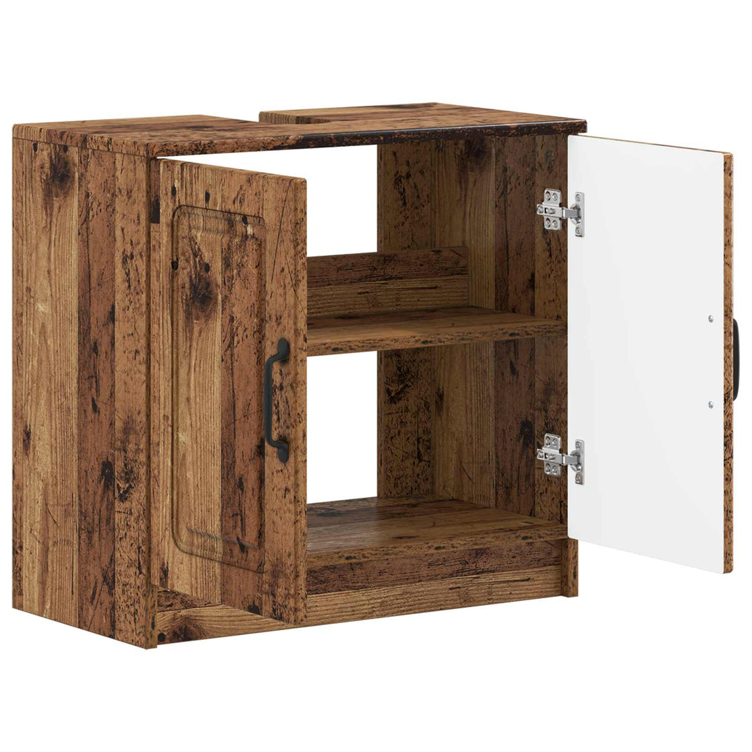 Badeværelsesskabsunder UTRECHT Gammelt træ 59,5 x 31,5 x 59 cm