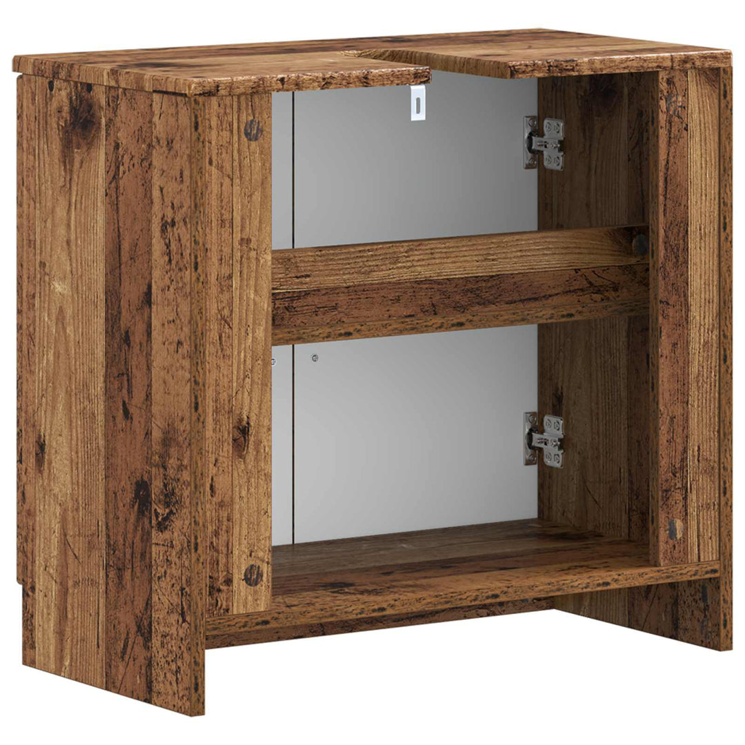 Badeværelsesskabsunder UTRECHT Gammelt træ 59,5 x 31,5 x 59 cm