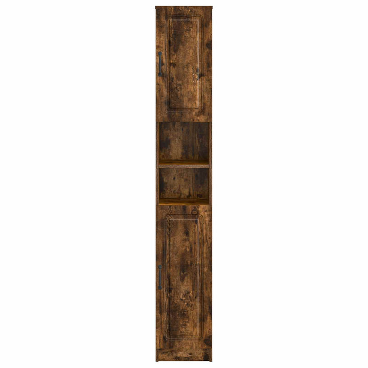 Badeværelsesskab med Åben Hylde UTRECHT Røget eg