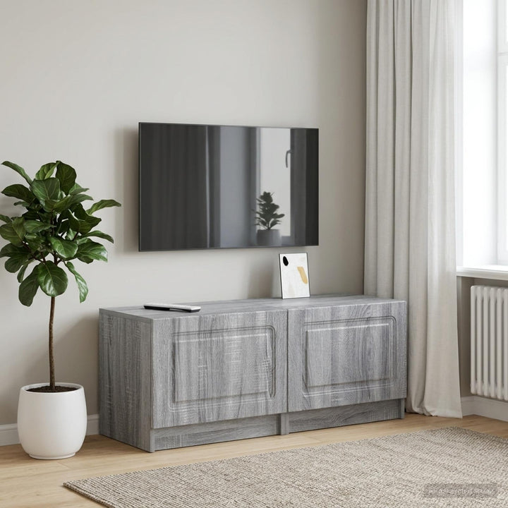 TV-skab Grå Sonoma Konstrueret træ