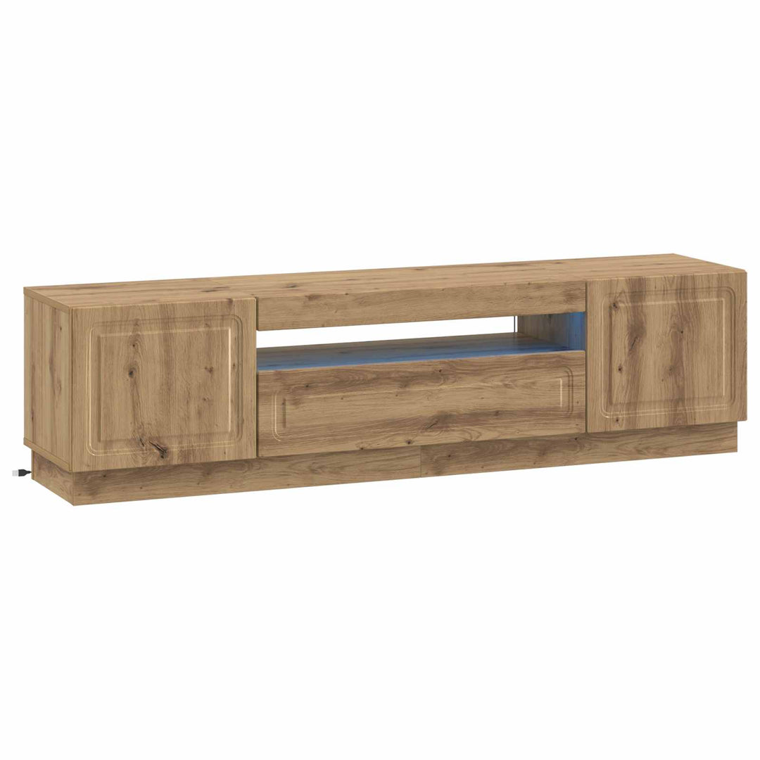 LED TV-skab Artisan-eg Konstrueret træ