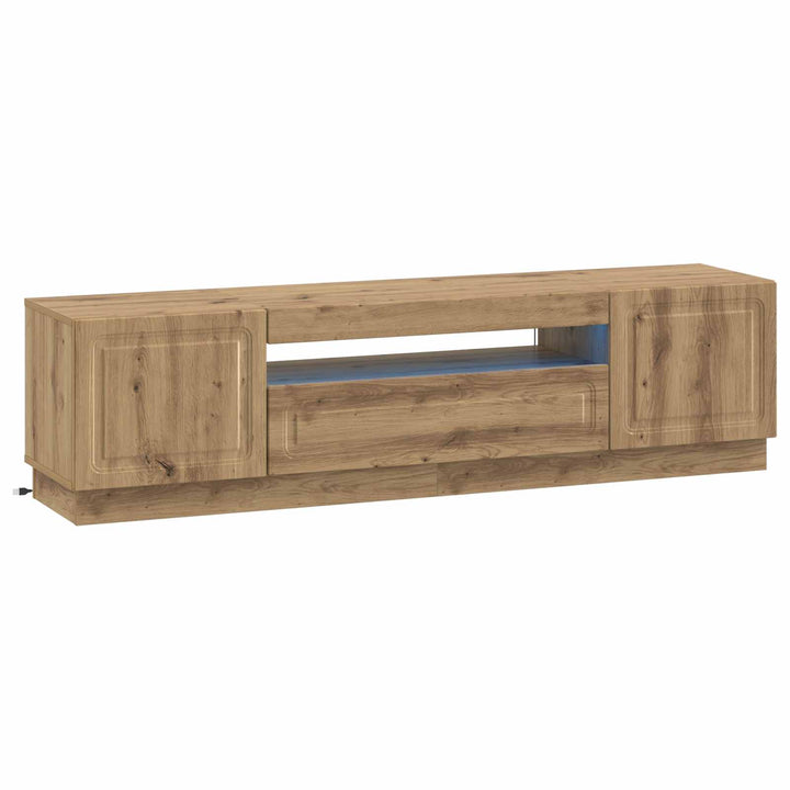LED TV-skab Artisan-eg Konstrueret træ