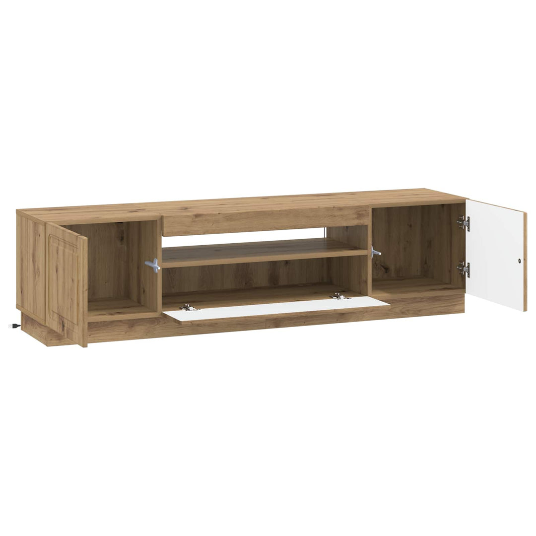 LED TV-skab Artisan-eg Konstrueret træ