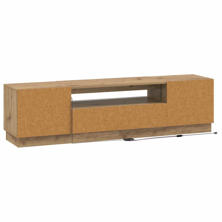 LED TV-skab Artisan-eg Konstrueret træ