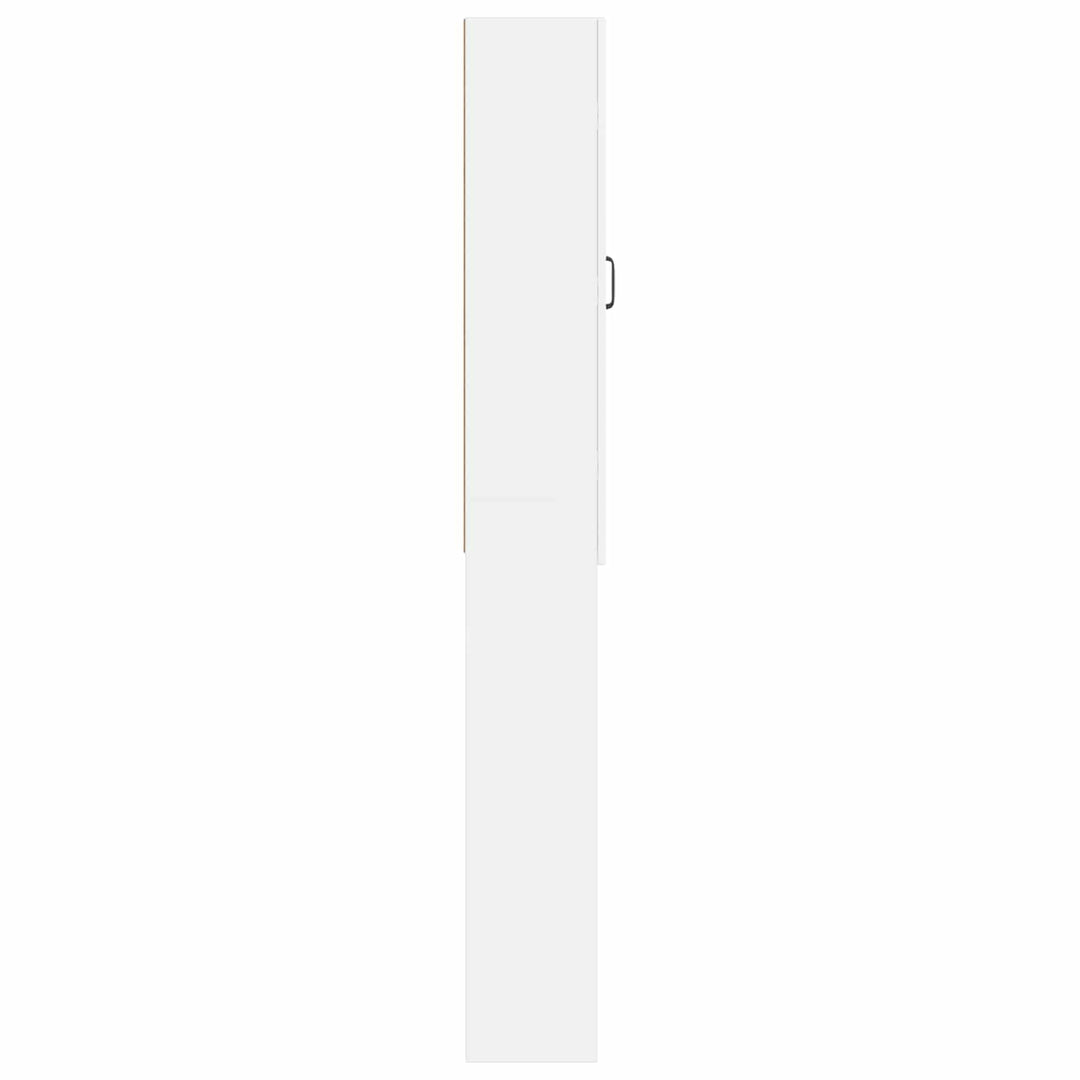 Toilet Skab UTRECHT Hvid 66 x 25,5 x 190 cm Konstrueret træ