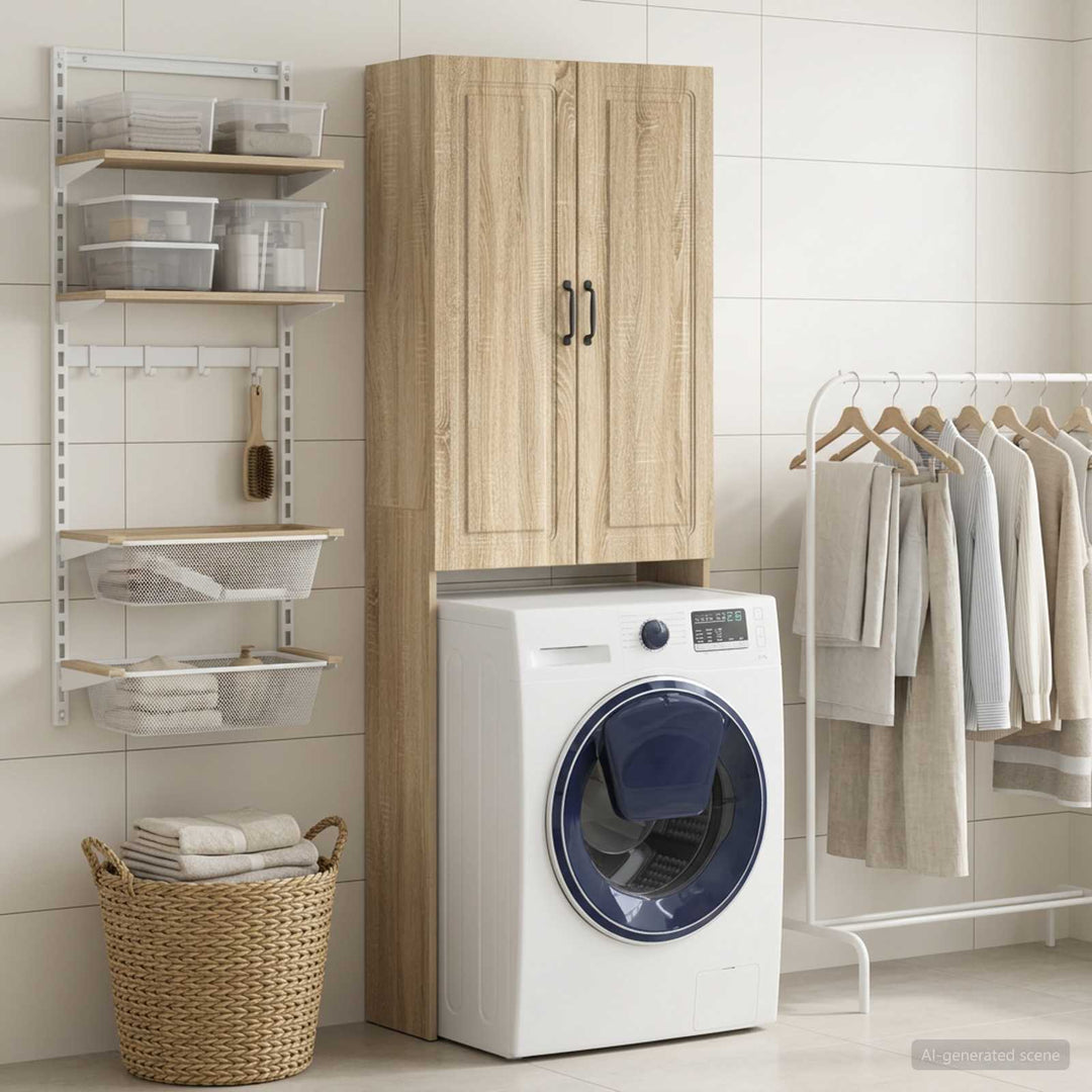 Toilet Skab UTRECHT Sonoma-eg 66 x 25,5 x 190 cm