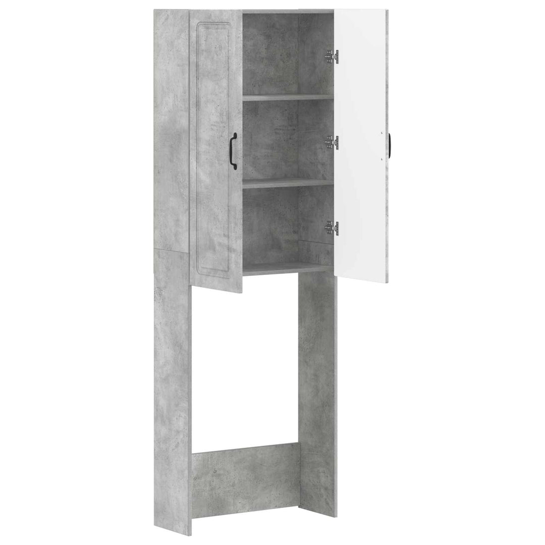 Toilet Skab UTRECHT Betongrå 66 x 25,5 x 190 cm Konstrueret træ