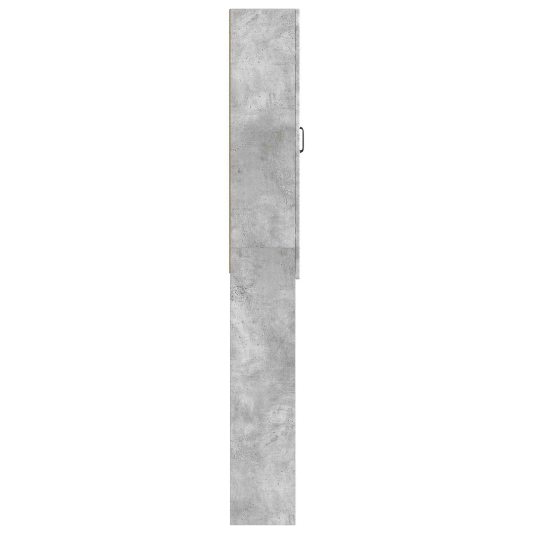 Toilet Skab UTRECHT Betongrå 66 x 25,5 x 190 cm Konstrueret træ
