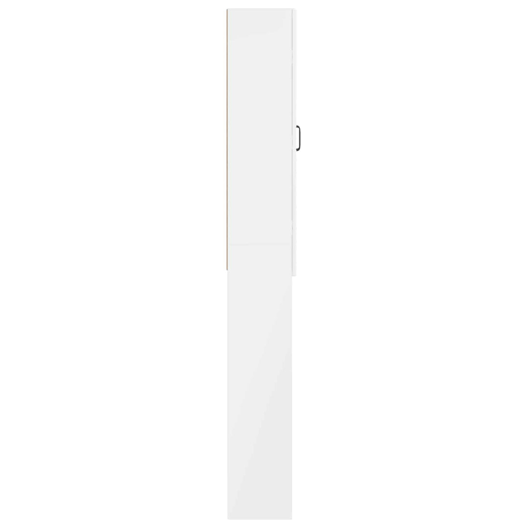 Toilet Skab UTRECHT Hvid højglans 66 x 25,5 x 190 cm