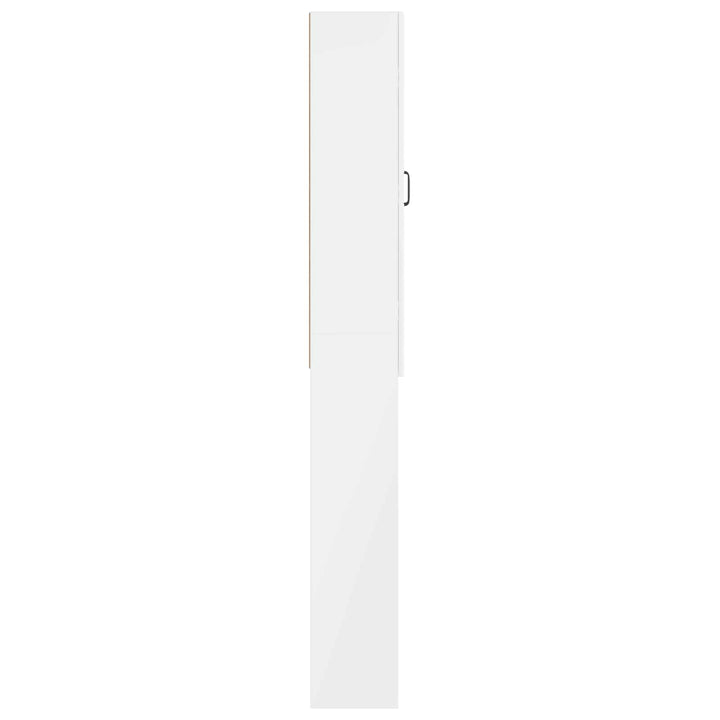 Toilet Skab UTRECHT Hvid højglans 66 x 25,5 x 190 cm