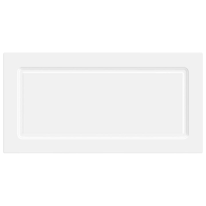 Væghængt hovedgærde UTRECHT Hvid Konstrueret træ