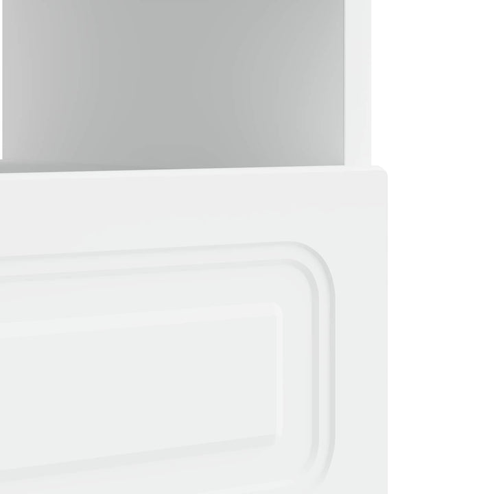 LED TV-skab Hvid Konstrueret træ
