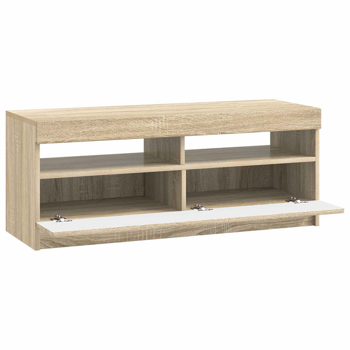 LED TV-skab Sonoma-eg Konstrueret træ
