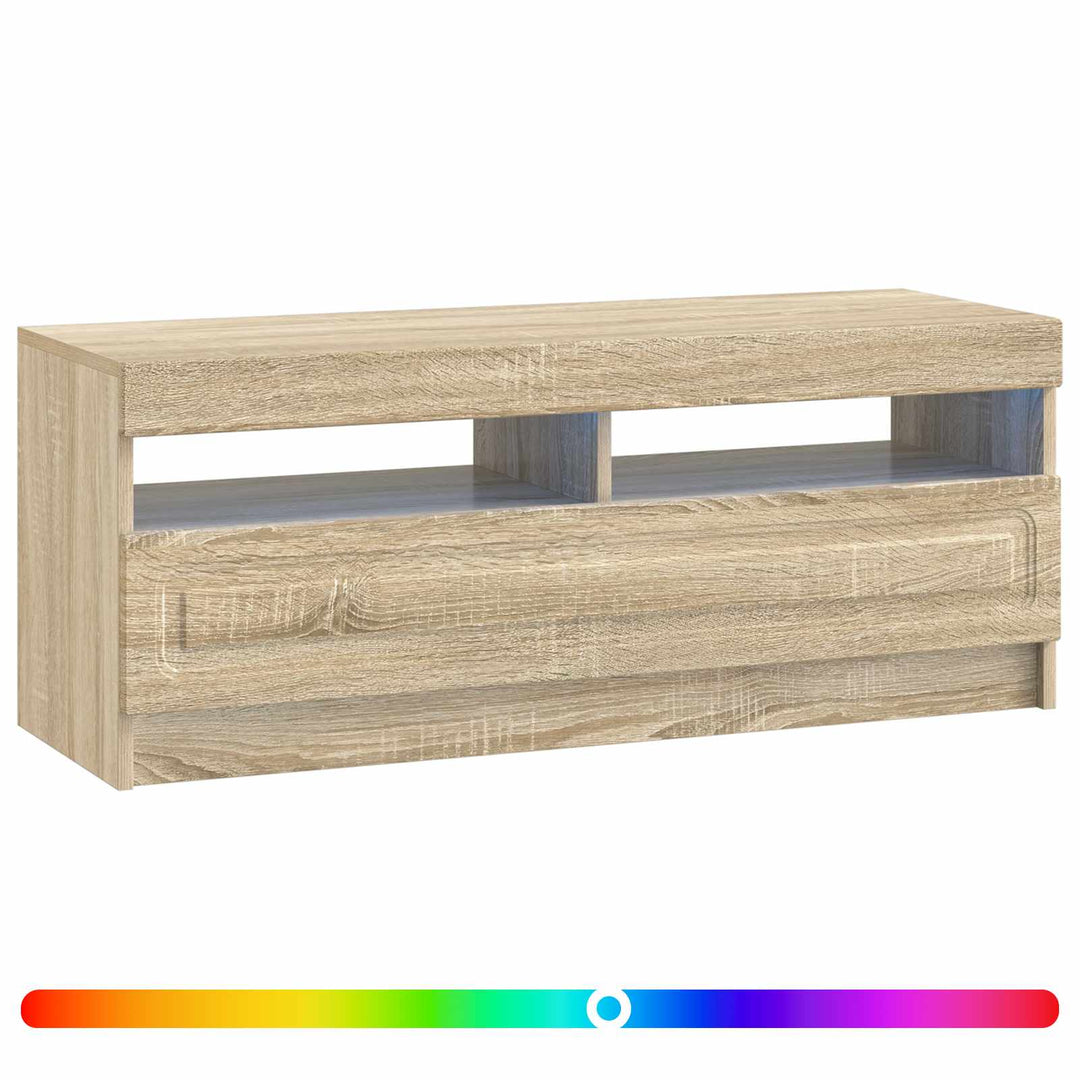 LED TV-skab Sonoma-eg Konstrueret træ
