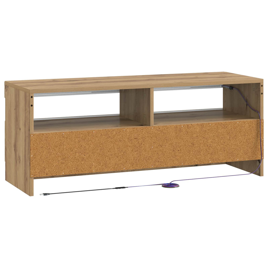 LED TV-skab Artisan-eg Konstrueret træ