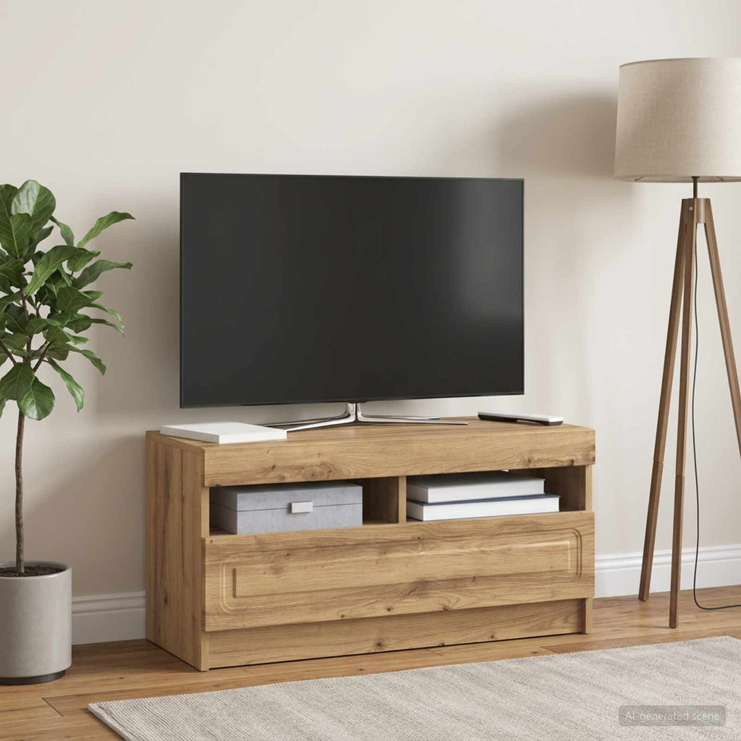 LED TV-skab Artisan-eg Konstrueret træ