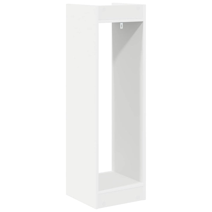Planteholder 2 pcs Hvid 30 x 30 x 100 cm Konstrueret træ
