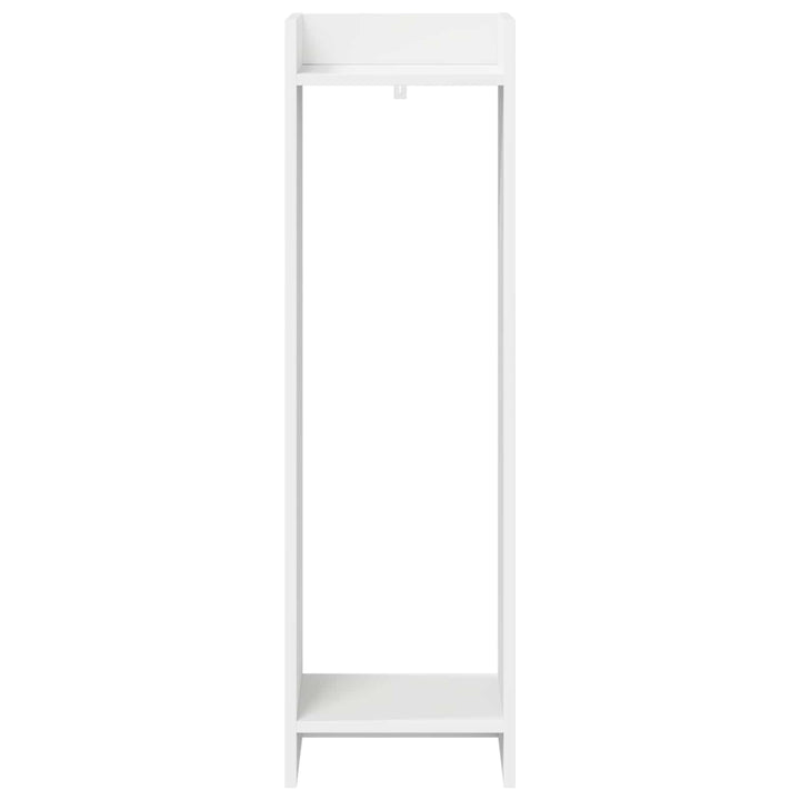 Planteholder 2 pcs Hvid 30 x 30 x 100 cm Konstrueret træ