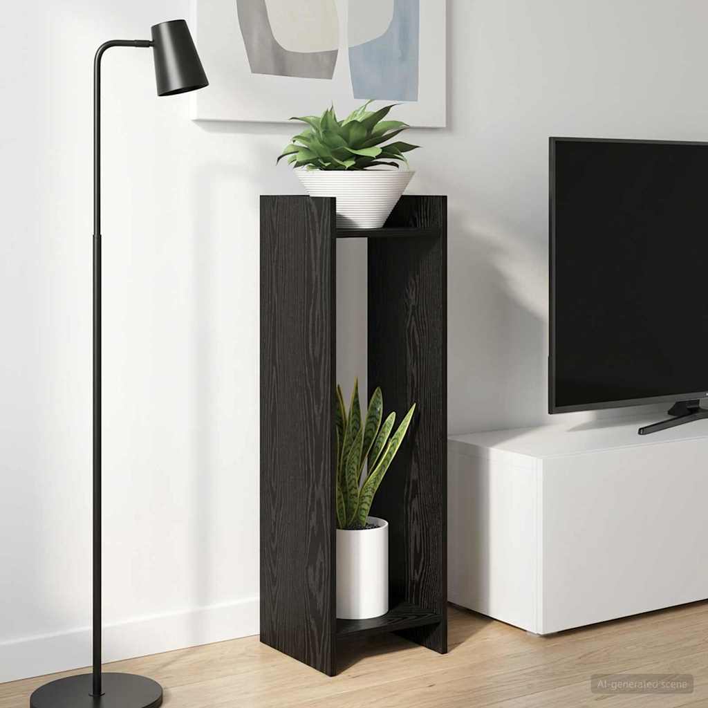 Planteholder 2 stk. Sort eg 30 x 30 x 100 cm Konstrueret træ