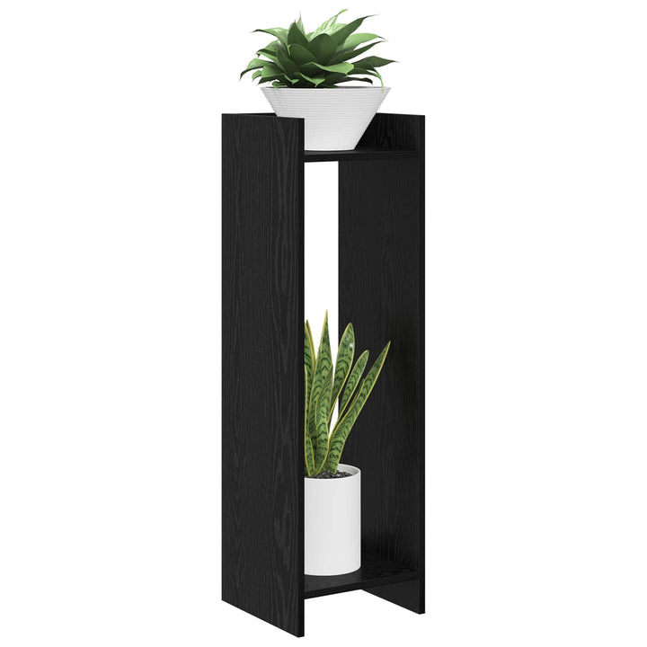 Planteholder 2 stk. Sort eg 30 x 30 x 100 cm Konstrueret træ