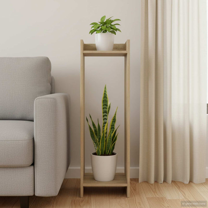 Planteholder Sonoma eg 30 x 30 x 100 cm Konstrueret træ