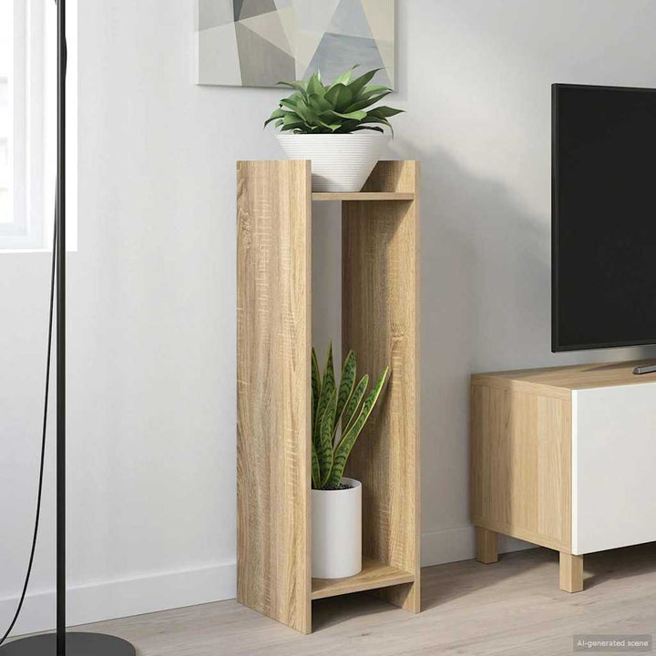 Planteholder 2 pcs Sonoma eg 30 x 30 x 100 cm Konstrueret træ
