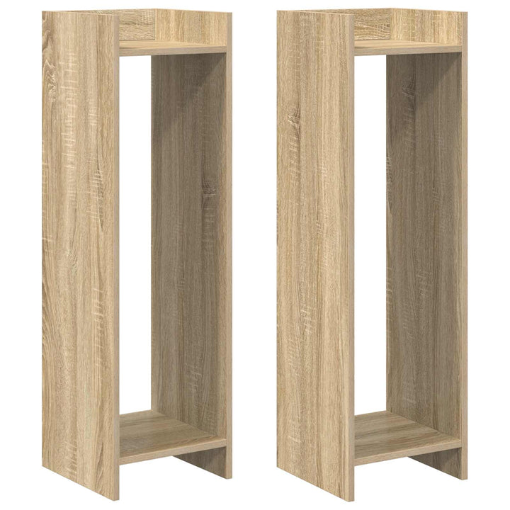 Planteholder 2 pcs Sonoma eg 30 x 30 x 100 cm Konstrueret træ