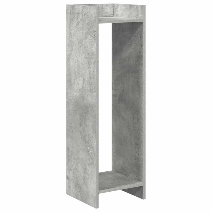 Planteholder 2 stk. Betongrå 30 x 30 x 100 cm Konstrueret træ
