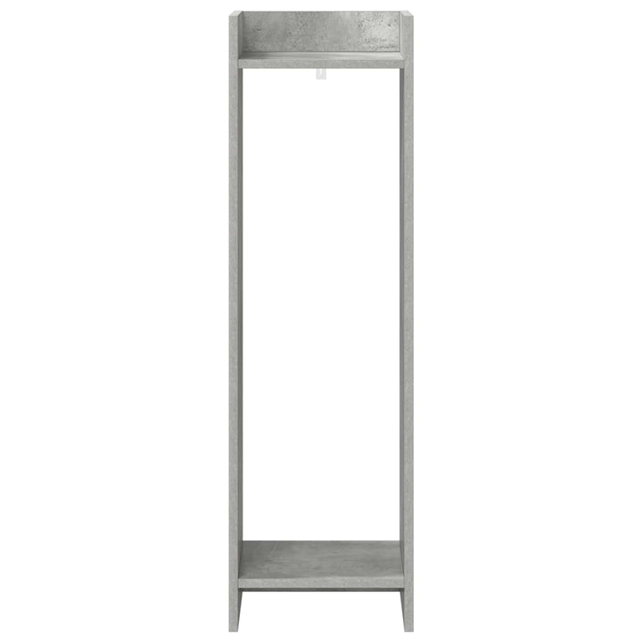 Planteholder 2 stk. Betongrå 30 x 30 x 100 cm Konstrueret træ