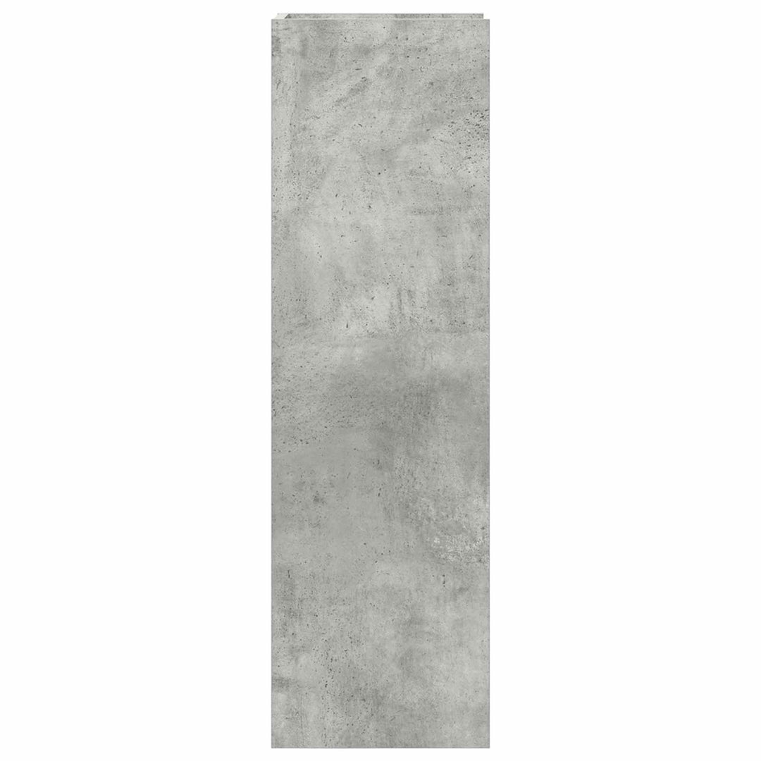 Planteholder 2 stk. Betongrå 30 x 30 x 100 cm Konstrueret træ